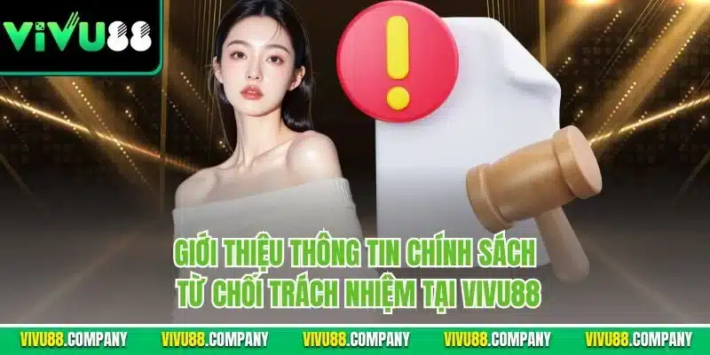 Giới thiệu thông tin chính sách từ chối trách nhiệm tại Vivu88